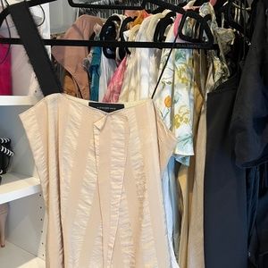Alexander Wang Silk Camisole with Asymmetrical straps